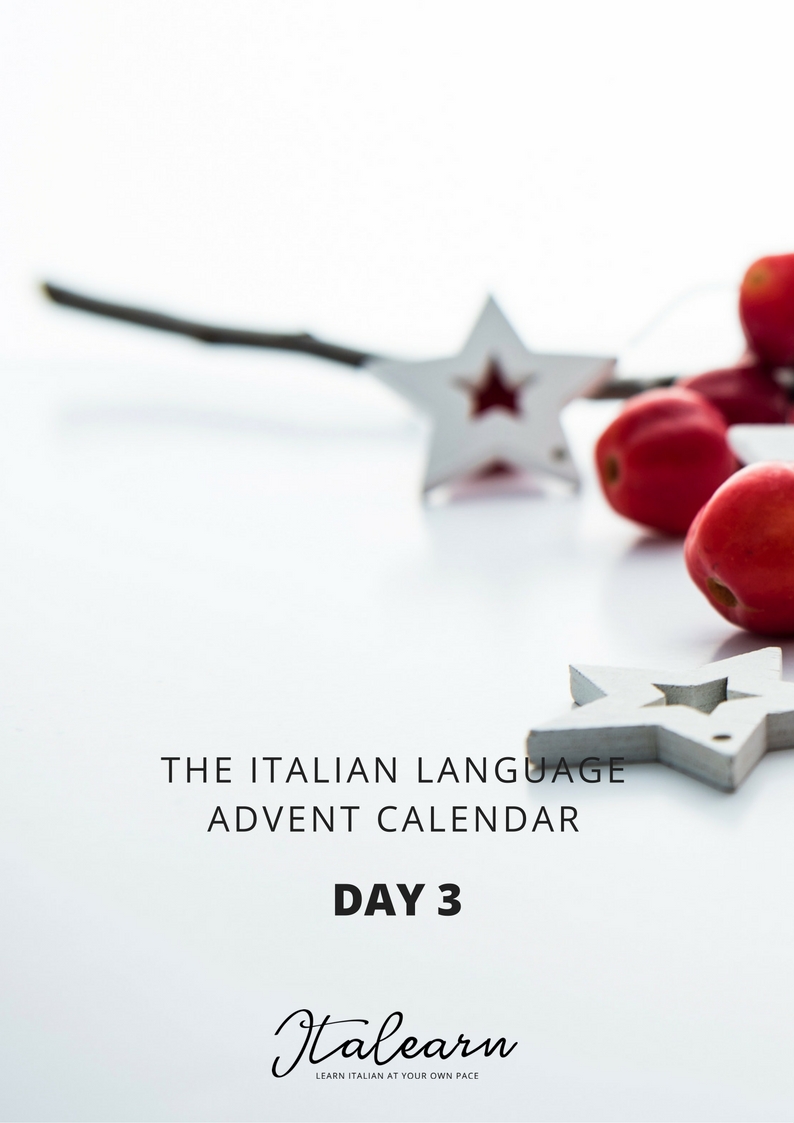 The Italian language Advent calendar ITALEARN